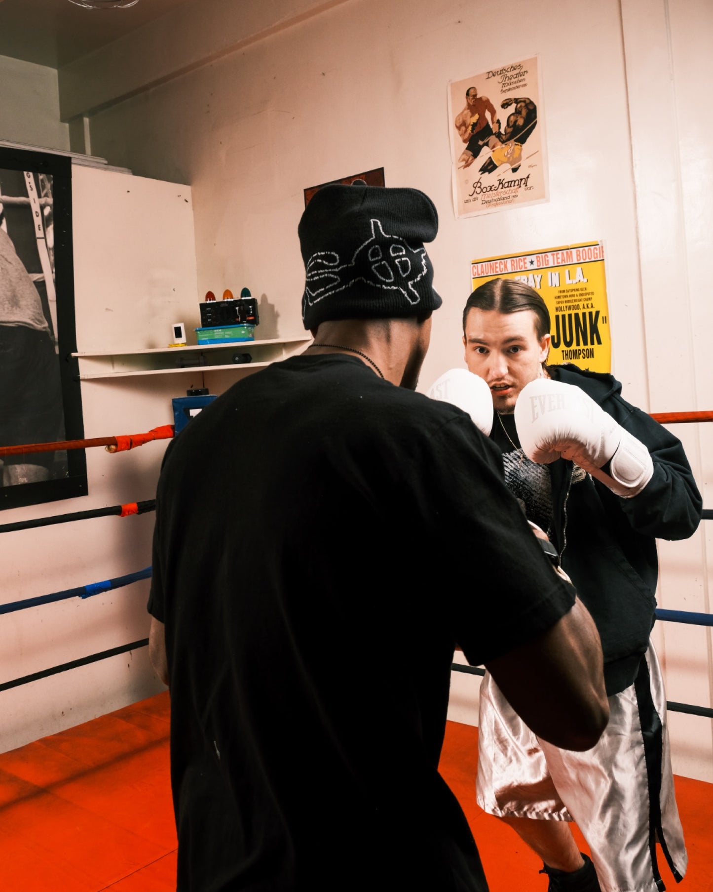 iso Signature Print Beanie (Black)