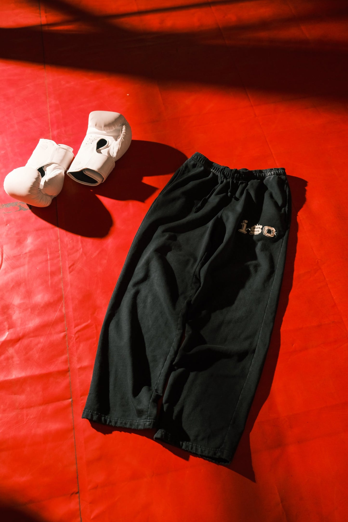 iso Frayed Logo Sweatpant (Brown)