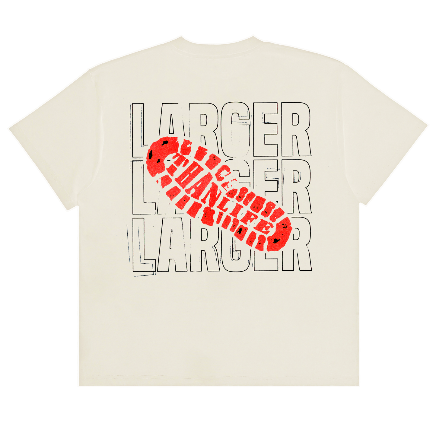 Footprint Tee (Natural) T - Shirt