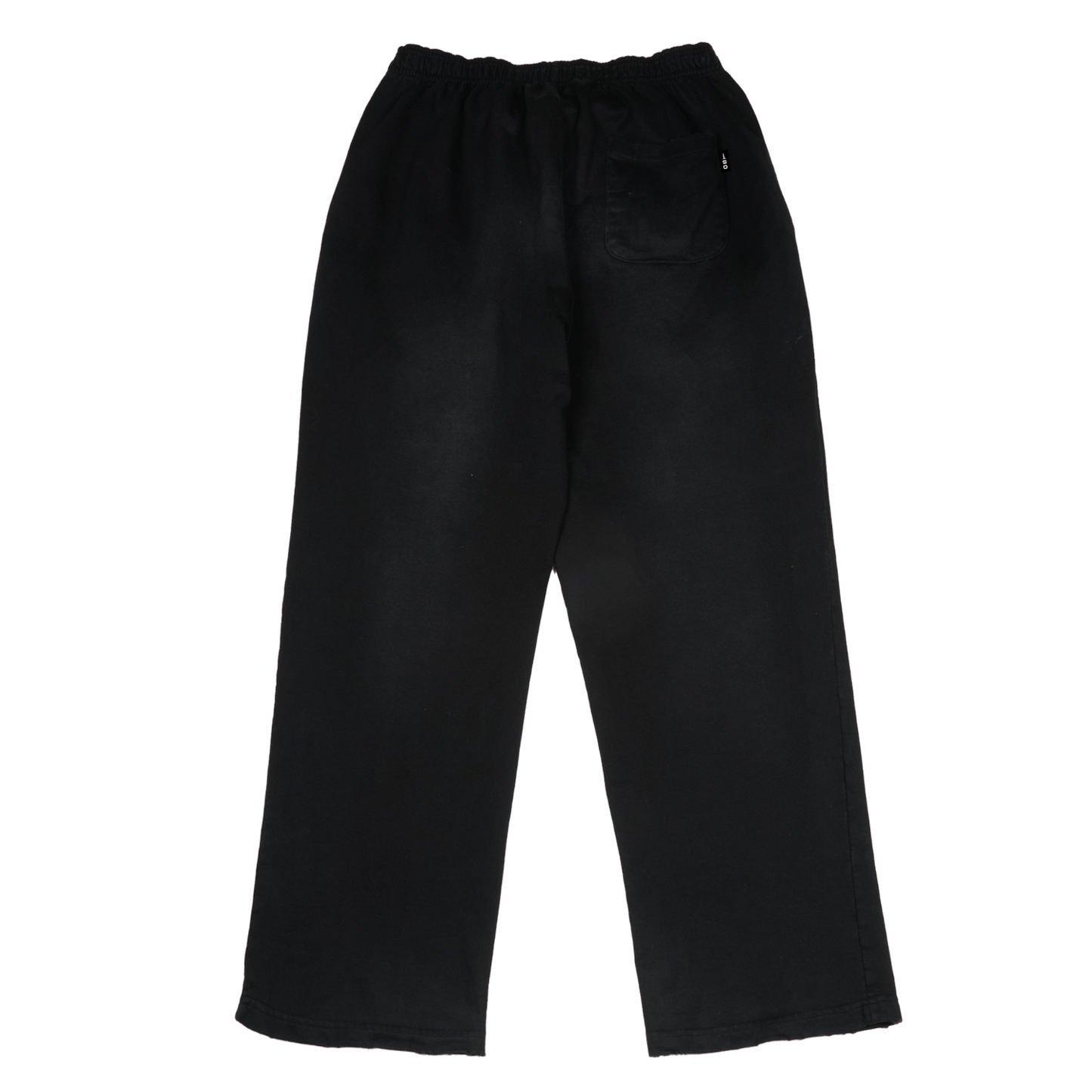 iso Frayed Logo Sweatpant (Black)