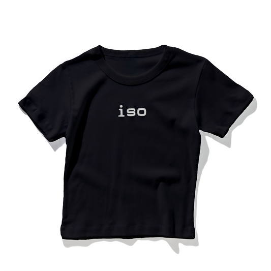 iso Baby Tee (Black)