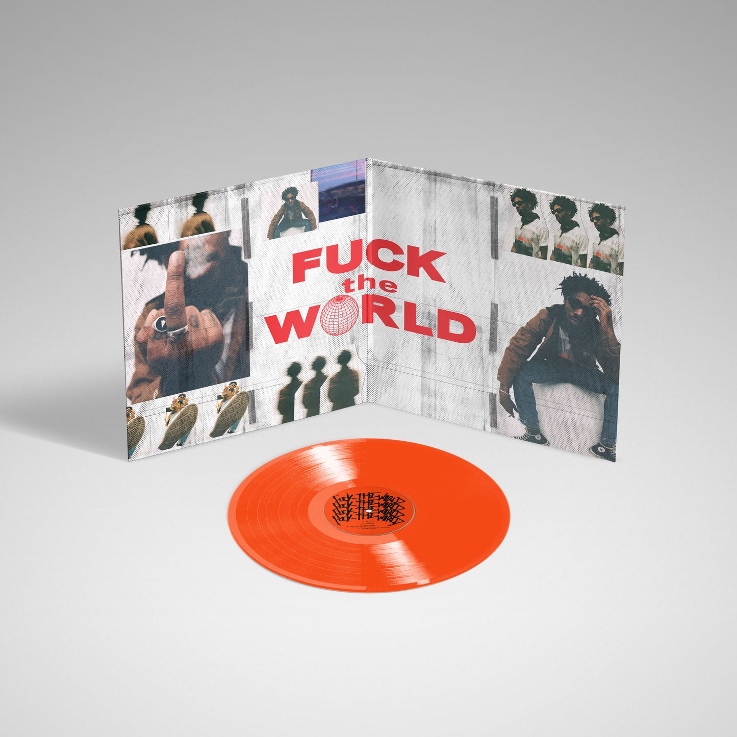 Fuck The World 5 Year Anniversary Red Color Vinyl LP LIMITED EDITION