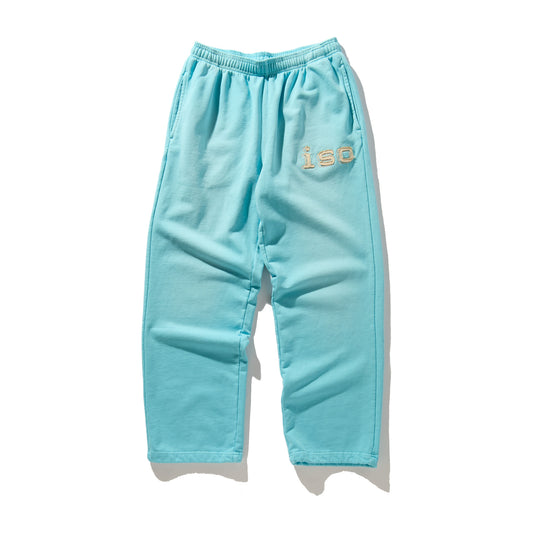 iso Frayed Logo Sweatpant (Baby Blue)