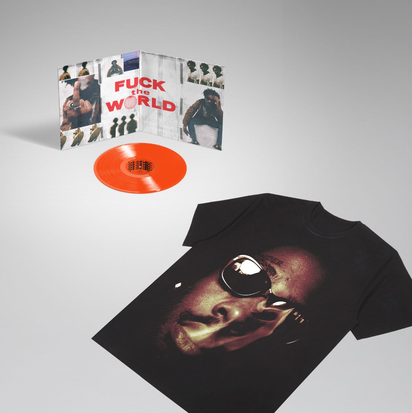 Fuck The World 5 Year Anniversary Limited Edition Red Color Vinyl Bundle