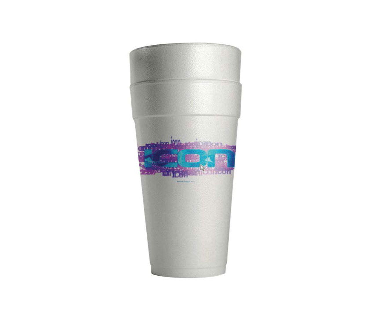 Icon Chopped Styrofoam Cups
