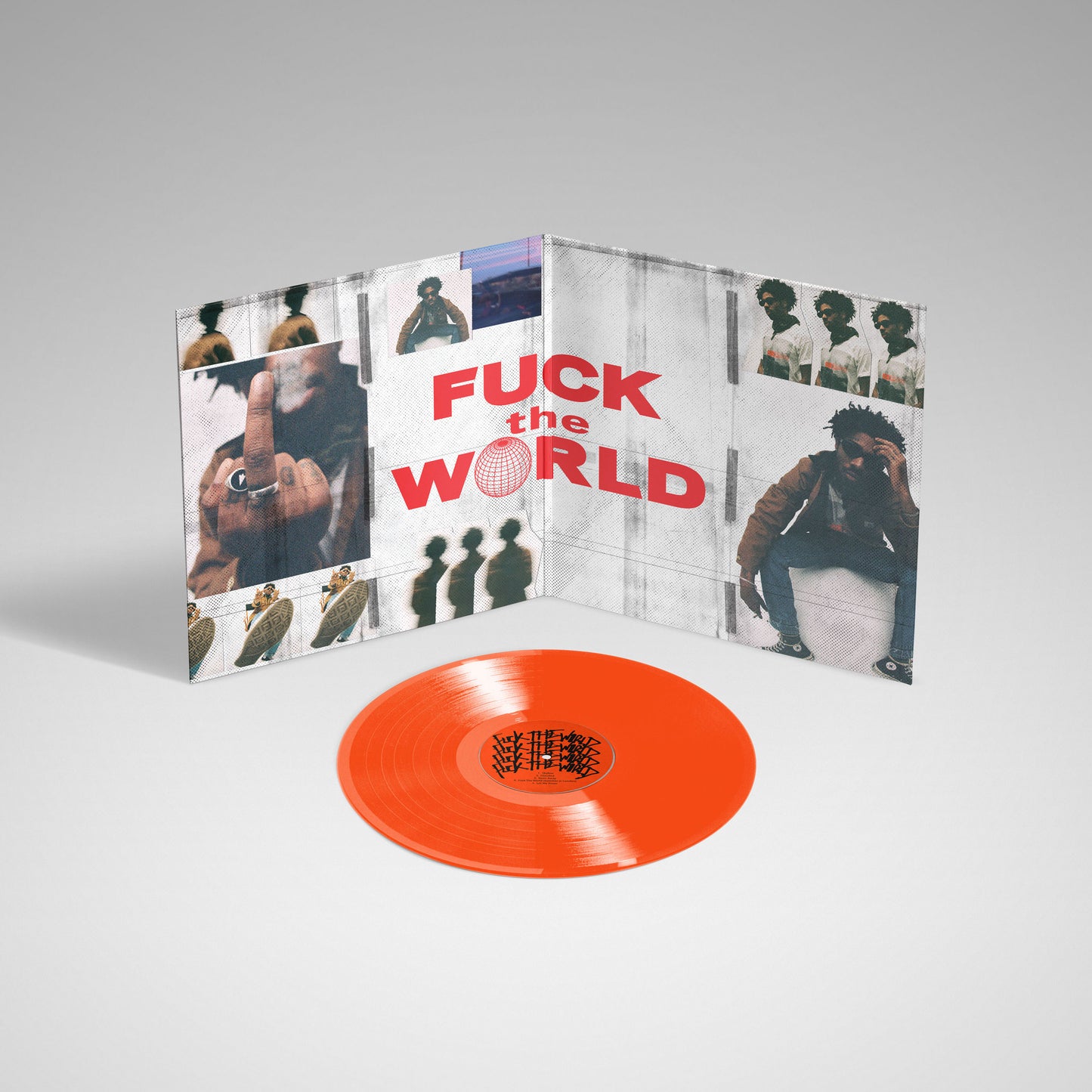 Fuck The World 5 Year Anniversary Limited Edition Red Color Vinyl Bundle